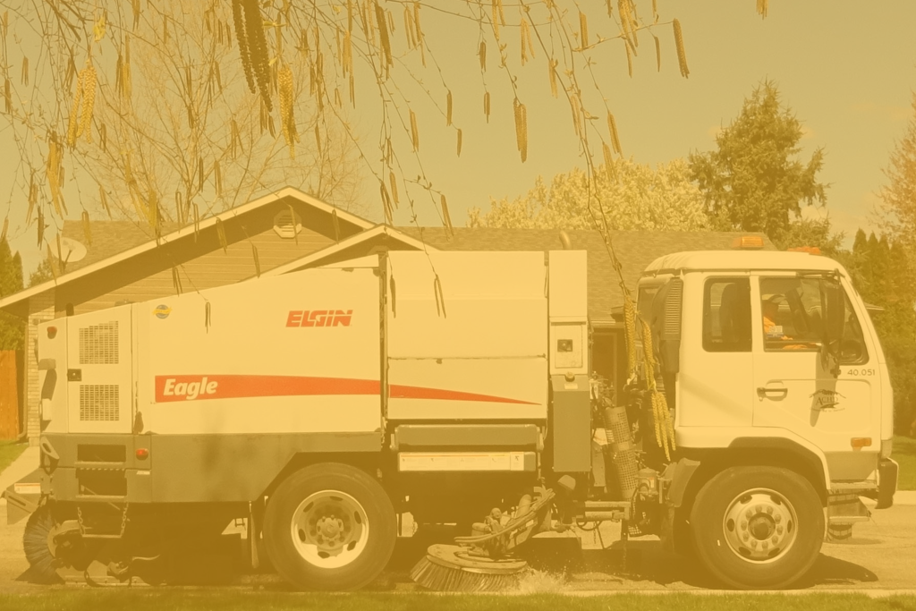 off highway street sweeper 1