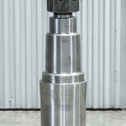 Alternative view of Spindle & Castle Nut [Tapered Style, 16K Hub]