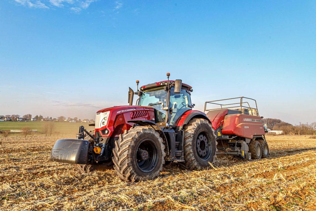 mccormick x8 massey in windrow